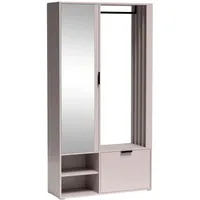 ax living Garderobenschrank Milanoir 100 x 189,4 x 33 cm Beige
