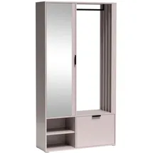 ax living Garderobenschrank Milanoir 100 x 189,4 x 33 cm Beige