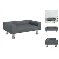 vidaXL Kindersofa Dunkelgrau 70x45x26,5 cm Samt