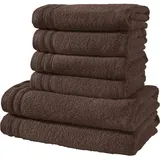 Erwin Müller Frottier Frottier-Set 6-tlg. Heidelberg in braun | Gr.: onesize