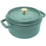 Staub, La Cocotte, Cocotte, 22cm, 2,6l, Eukalyptus, Gusseisen, rund, 1025321