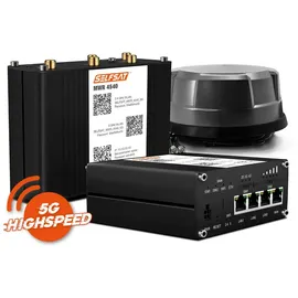 Selfsat MWR 4540 4G Cat 6 WLAN Router bis 300 Mbps inkl. Panorama Antenne schwarz