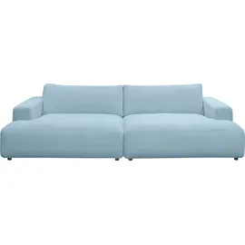 Musterring Loungesofa »Lucia«, Cord-Bezug, Breite 292 cm blau