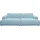 Musterring Loungesofa »Lucia«, Cord-Bezug, Breite 292 cm blau