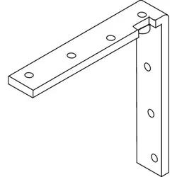 Trägerwinkel, Drehpunkt 18 mm