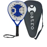 Cuatro NITRO 2025 Padel Racket, 100% Carbon, EVA Soft Kern, Rundes Modell, 355-375g