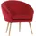 GUTMANN FACTORY Livetastic Sessel, Rot, Textil, Buche, massiv, Uni, 73x73x66 cm, Made in EU, Wohnzimmer, Sessel, Polstersessel