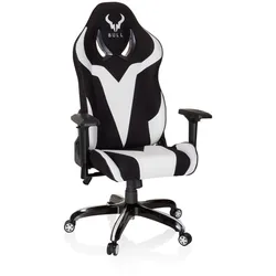hjh OFFICE Gamingstuhl PROMOTER II Stoff mit Armlehnen (höhenverstellbar)