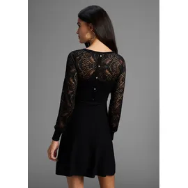 MELROSE Strickkleid Mini Schwarz 44