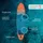 Wattsup SUP Board F11 335 x 81 x 15 cm blau