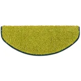 Karat Shaggy-Stufenmatte Barcelona Halbrund 23,5 x 65 cm