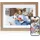 Rollei Smart Frame WiFi 1010 Digitaler Bilderrahmen, 25,53 cm, 1280 × 800 Pixel, Holzoptik Eiche, Weiß