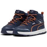 Puma Evolve Trail Ps Sneaker, club navy/maple Syrup, 30