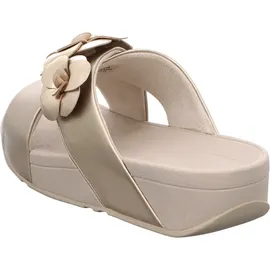 FitFlop LULU FLOWER CROSS SLIDES gold 38