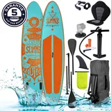 Aufblasbares SUP Board Set SUMMER 320 türkis