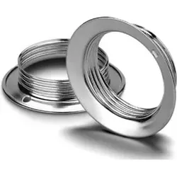 Houben Schraubring E27 Met, verm, 14mm 100219