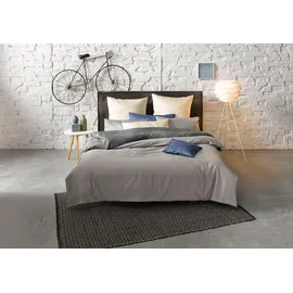 FLEURESSE Colours Uni Grau 200 x 200 cm + 2 x 80 x 80 cm