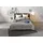 FLEURESSE Colours Uni Grau 200 x 200 cm + 2 x 80 x 80 cm