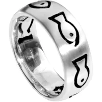 Ostsee-Schmuck Fingerring OSTSEE-SCHMUCK "Ostsee-Schmuck Ring Fisch Ring Fisch" Gr. 52, silber, Fingerringe, Damen, 52 (16,6), Silber 925 (Sterlingsilber), Fingerring