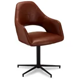Furnhouse Stuhl-Set, Braun, 59x89x64 cm, Esszimmer, Stühle, Esszimmerstühle, Armlehnenstühle