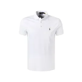 Ralph Lauren Custom Slim Fit Poloshirt weiß XXL