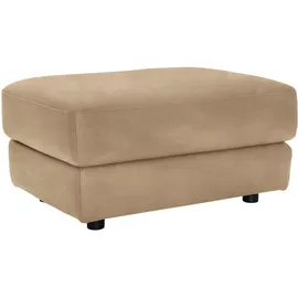 Calia Italia Hocker Gaia Luxus-Microfaser 67 x 44 x 90 cm Beige