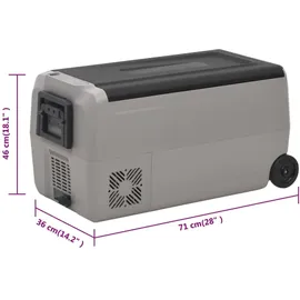 vidaXL Kompressor Kühlbox 50 l