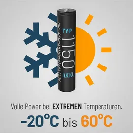 Absina Akku 1.2 V, 8 St.