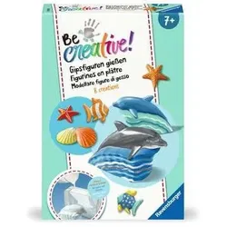 Bastelset DIY Gipsfiguren gießen Delfine