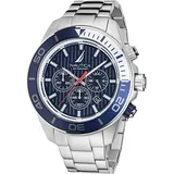 NAUTICA One Chrono Dunkelblau/Silber Edelstahl 48 mm NAPNOF303