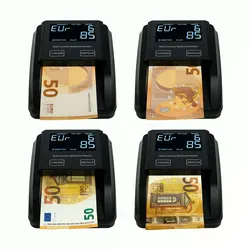 Jubula FD-50 Geldscheinprüfer & Geldzählmaschine Banknoten 2in1 | Falschgelderkennung mit UV / MG / IR für falsche EUR, USD, GBP