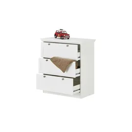 Intertrade Schubladenkommode 80 x 90 x 45 cm Weiß