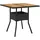vidaXL Gartentisch 80 x 80 x 75 cm Schwarz