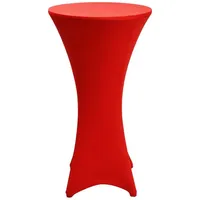 Beautissu Stehtischhusse Stella Stretch Rot