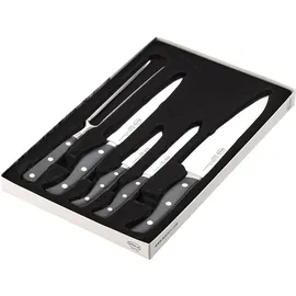 Rösle Messer-Set PURA inkl. Tranchiergabel 5-tlg., - Silber