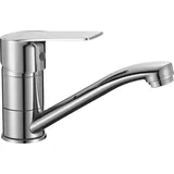 BADLAND Waschtischarmatur Wasserhahn Kleine BORGO Mischbatterie für Badezimmer in Chrom