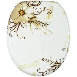 Sanilo WC-Sitz Flower Braun