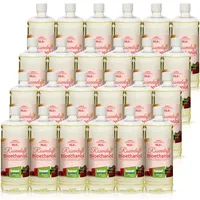 KieselGreen Bioethanol mit Duft 24 x 1 Liter Sets für Ethanol-Kamin – Premium Bio Ethanol Kamin Indoor oder Bioethanol Tischfeuer... (Rosenduft)