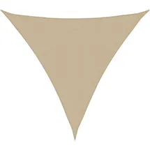 furnicato Sonnensegel, Beige, Textil, Dreieckig, 360x360 cm, Sonnen- & Sichtschutz, Sonnensegel