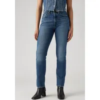 Levi's 501 Damen Jeans mit geradem Bein in Mittelblau-W32