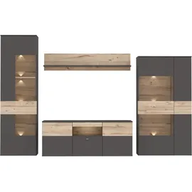 Forte Wohnwand COMO - grau