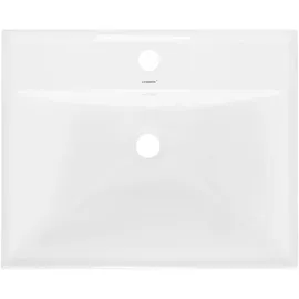 luxebath Eckig Aufsatzwaschbecken 51 x 15,5 x 41,5 cm