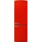 Cecotec Bolero Coolmarket Combi Origin 294 Retro-Kühl-Gefrierkombination (294 l, 1902 mm hoch, Red)