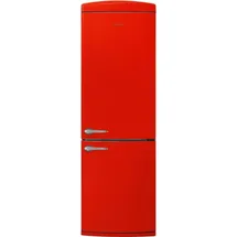 Cecotec Bolero Coolmarket Combi Origin 294 Retro-Kühl-Gefrierkombination (294 l, 1902 mm hoch, Red)