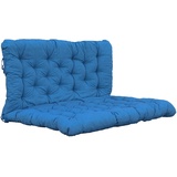 Ambiente Home Ambientehome Palettenauflage Palettenkissen inkl. Rückenteil Sitz/120x80, Rücken 120x60, türkis