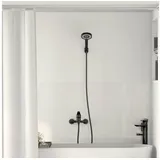 vidaXL Duschkopf Set Schwarz G 1 / 2 Zoll