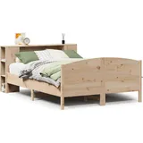vidaXL Massivholzbett mit Regal ohne Matratze 180x200 cm) Kiefer vidaXL,