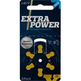 Extra Power Gr. 10 Hörgerätebatterien 6er Blister PR70 Gelb 24610