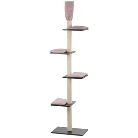 Silvio Design Katzenbaum Lexie 60 x 36 x 260 cm rosa