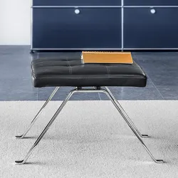 Girsberger Hocker Leder modern